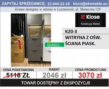 Klose - K20-3 Witryna pojedyncza, wyb. Lakier antracyt